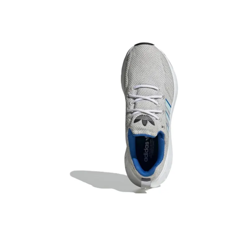 Adidas Originals Swift Run Cushioning Low Top Casual Running Shoes Women's Gray Blue-3