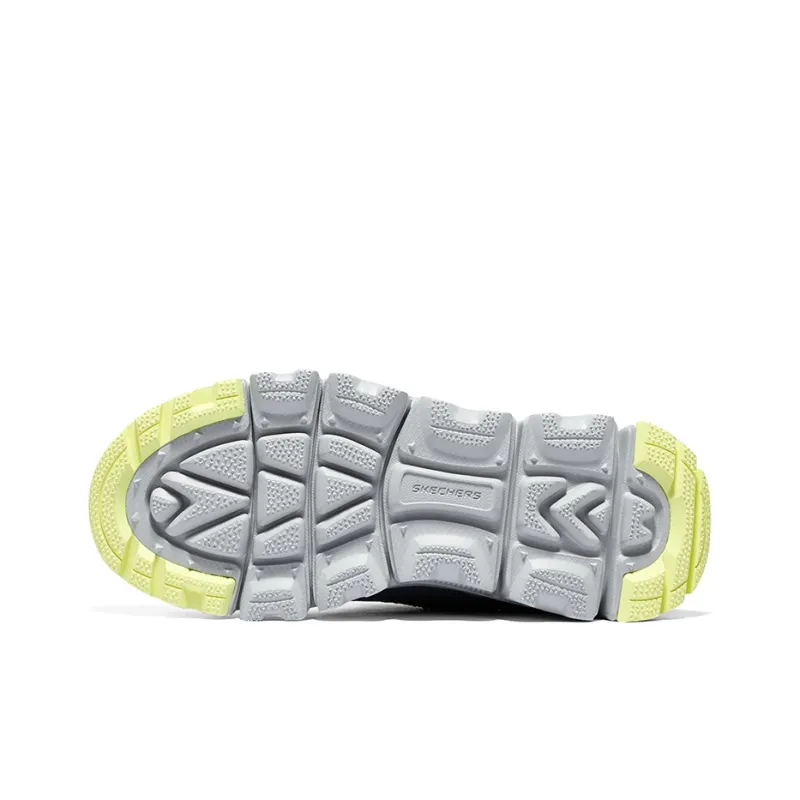 Skechers Summits AT Cushioned Wear Resistant Supportive Lightweight Low Top Running Shoes Women's Gray Blue White-5