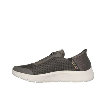 Skechers Go Walk Fle Anti Slip Wear Resistant Low Top Running Shoes Men's Brown