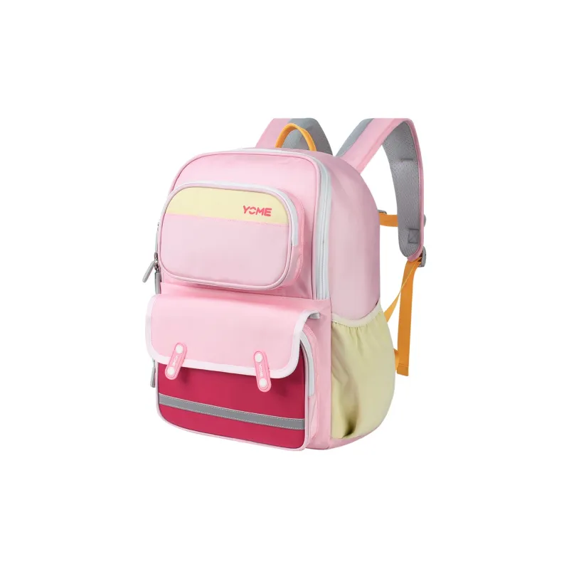 YOME Polyester Kids Backpack Medium Size Women's Pink/Blue-1