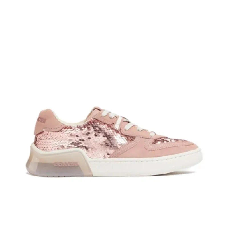COACH Low Top Casual Shoes Women's Pink-1