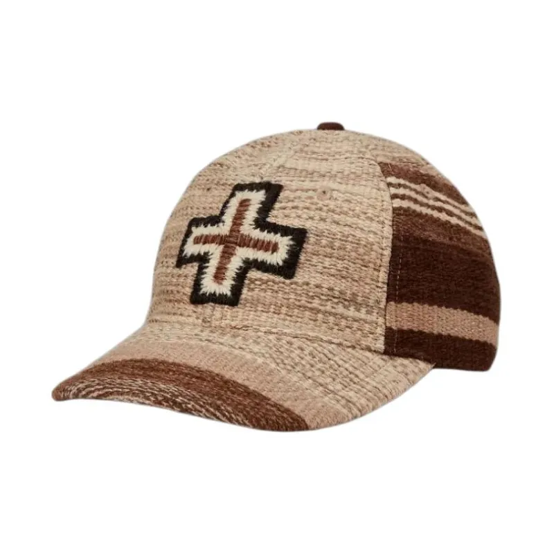 Polo Ralph Lauren Viscose Wool Cotton Nylon Buffalo Leather Baseball Caps Men's Brown-0