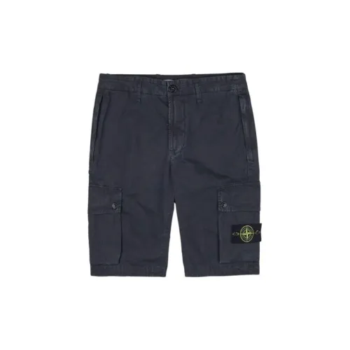 STONE ISLAND Cargo Shorts Men Gray