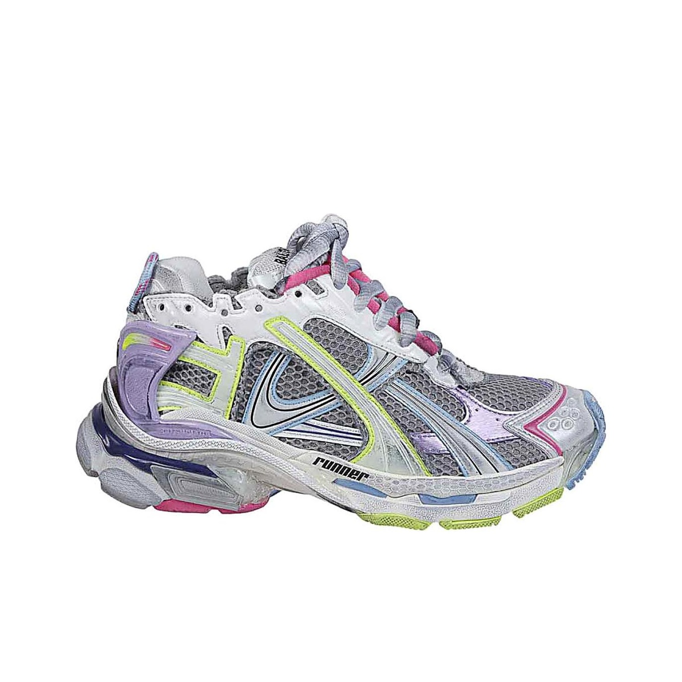 Balenciaga Women's Runner Sneaker 'Grey Multi-Color' US W 7