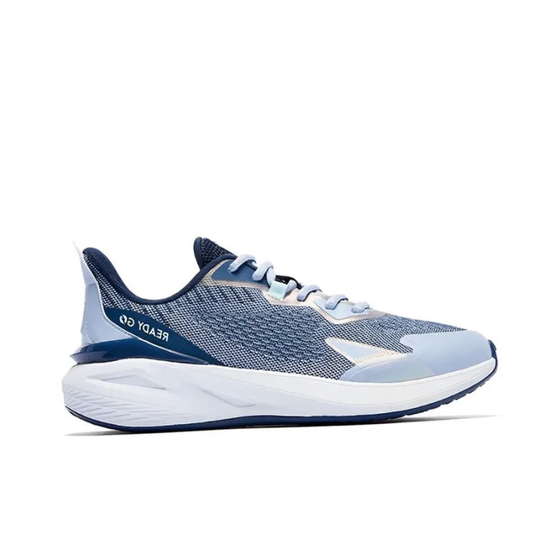 QIAODAN Cushioning Low Top Running Shoes Men's Blue-1