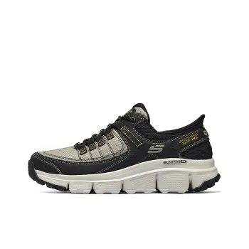 Skechers Hands Free Slip Ins Anti Slip Wear Resistant Low Top Outdoor Shoes Men's Taupe