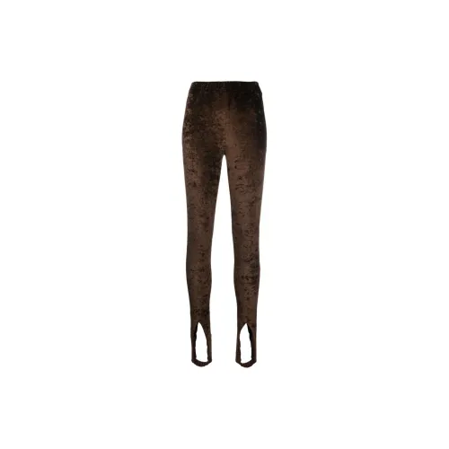 NANUSHKA Carminda Crushed-velvet Leggings