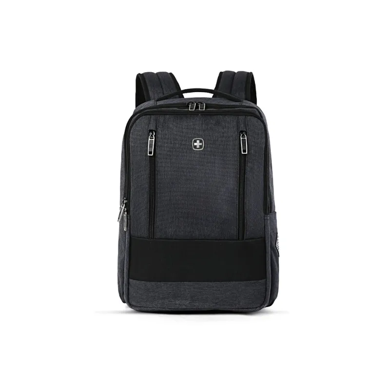 SUISSEWIN Polyester Youth Versatile Waterproof Travel Bag Regular Unisex Black/Gray-4