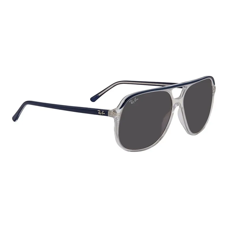 RayBan Plastic Aviator Sunglasses Men's Blue-1