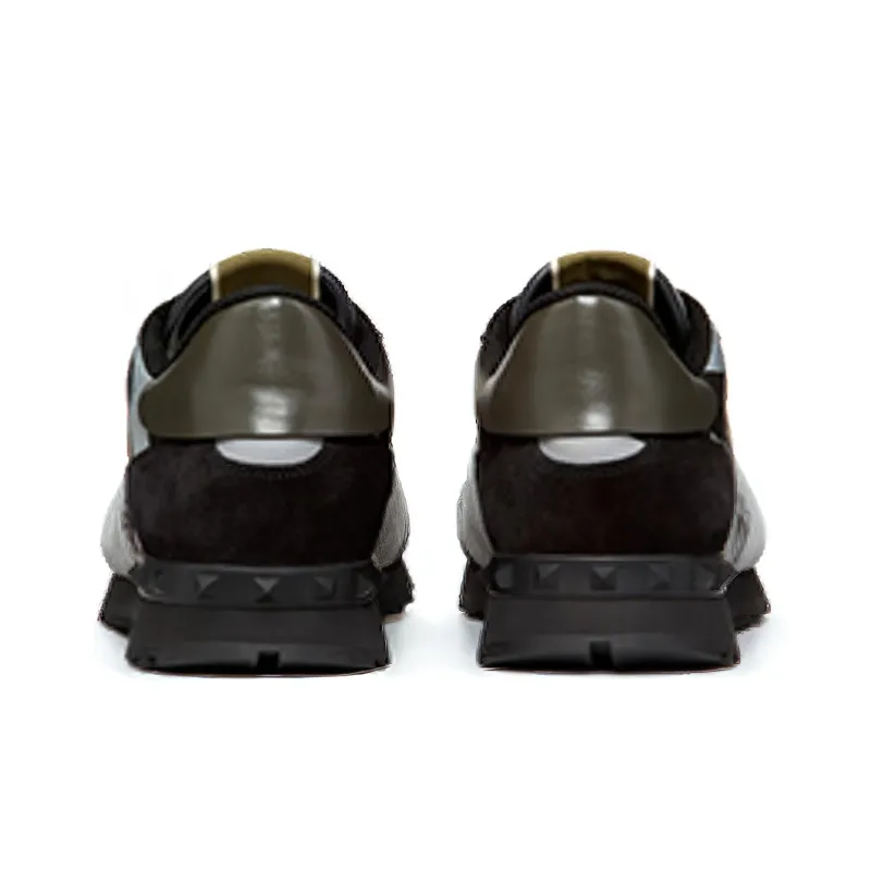Valentino Rockrunner Rockstud Lace 'Grey Black Camo'-4