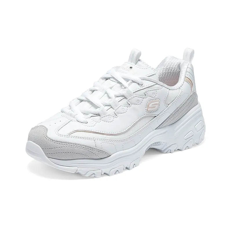 Skechers D'LITES 1.0 Anti Slip And Wear Resistant Support Lightweight Height Increasing Low Top Chunky Sneakers Women's-2