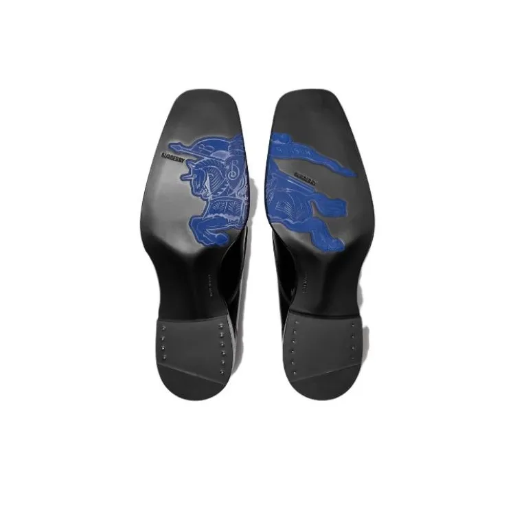 Burberry Patent-leather Derby Shoes-5
