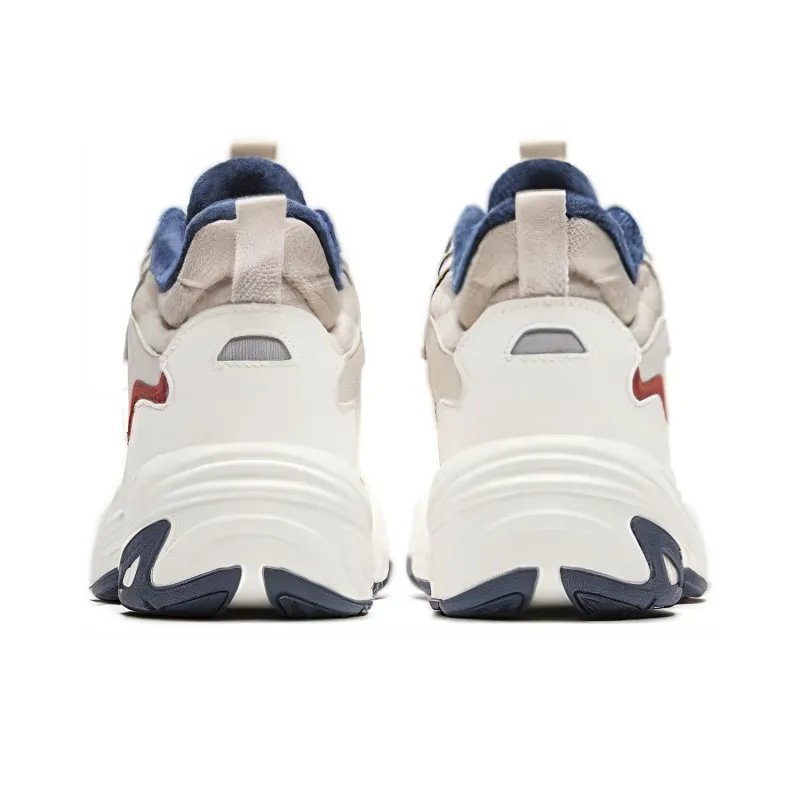 Anta Cushioning Wear Resistant High Top Casual Shoes Women's White Gray-2