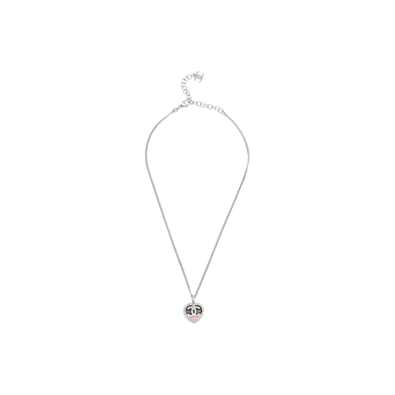 CHANEL Metal Necklaces Unisex Pink-1