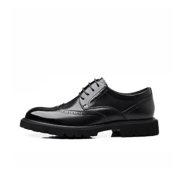 Xiwencha Men's Casual Shoes Men Low Top Black