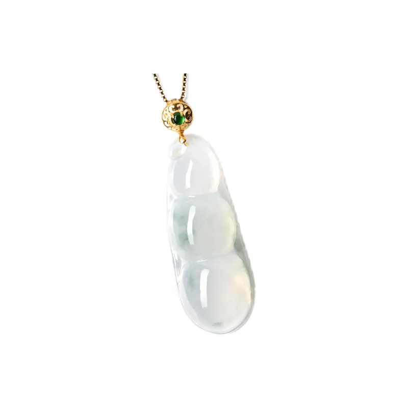 Abby's Wonderland Ice Glutinous Jadeite Pendants Unisex-3