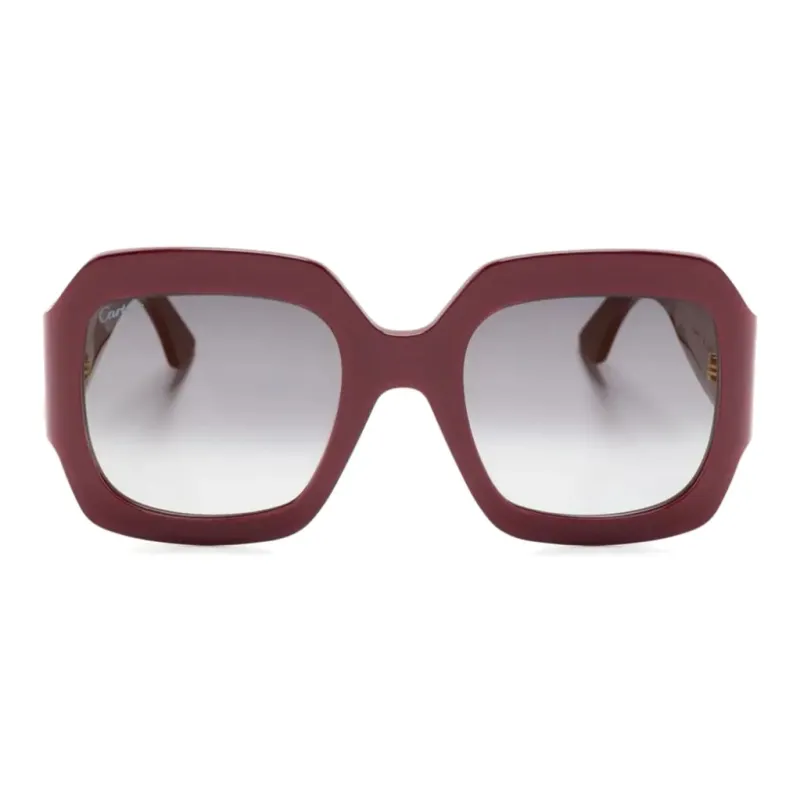 Cartier Geometric Frame Sunglasses-1