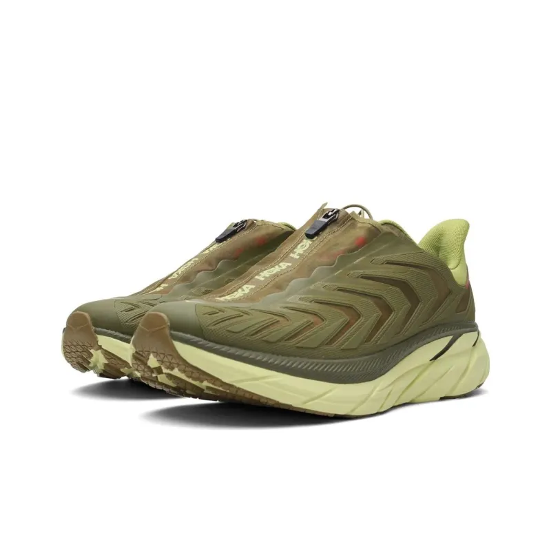 HOKA ONE ONE Project Clifton Avocado Dark Citron-2