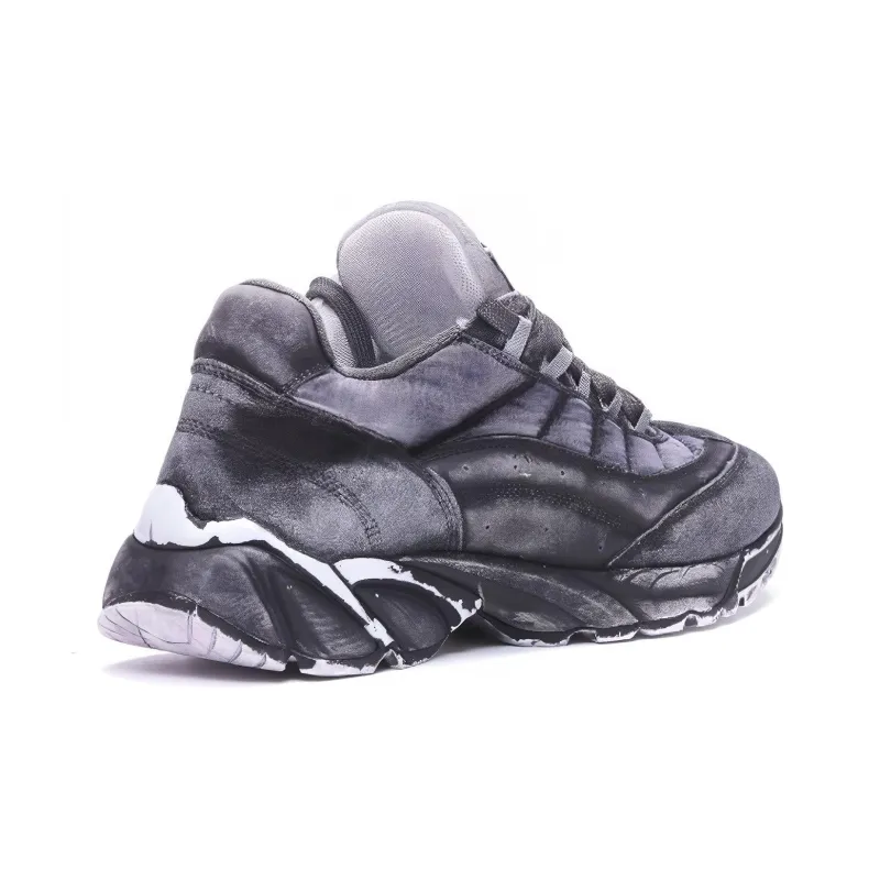 MM6 Maison Margiela Vintage Effect Low Top Sneakers-3