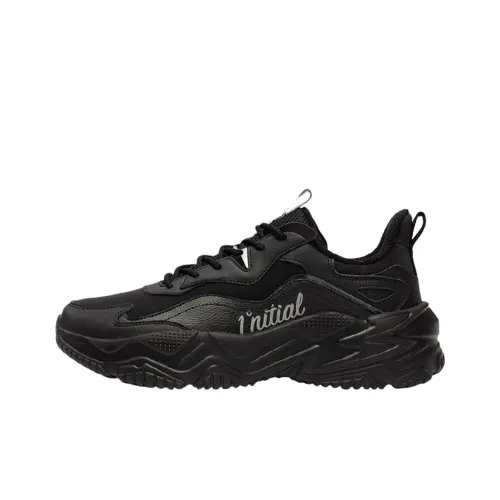 361° Slip-Resistant Low-Top Casual Shoes Men's Black