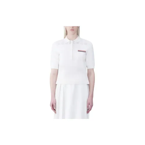 THOM BROWNE Polo Shirts Women's White