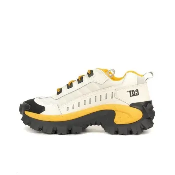 CAT Intruder Slip Resistant Outdoor Shoes Men's White Yellow