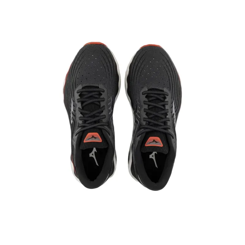 Mizuno Wave Horizon 6 'Black Grey Red'-3