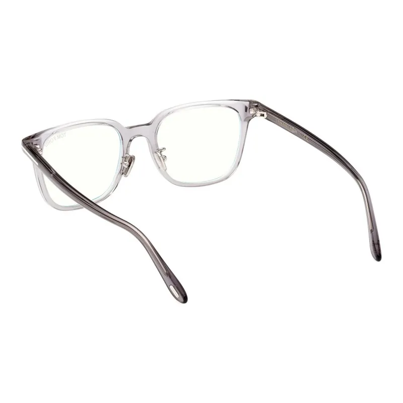 TOM FORD Plate Frame Rectangular Eyeglass Frames Unisex Gray-6