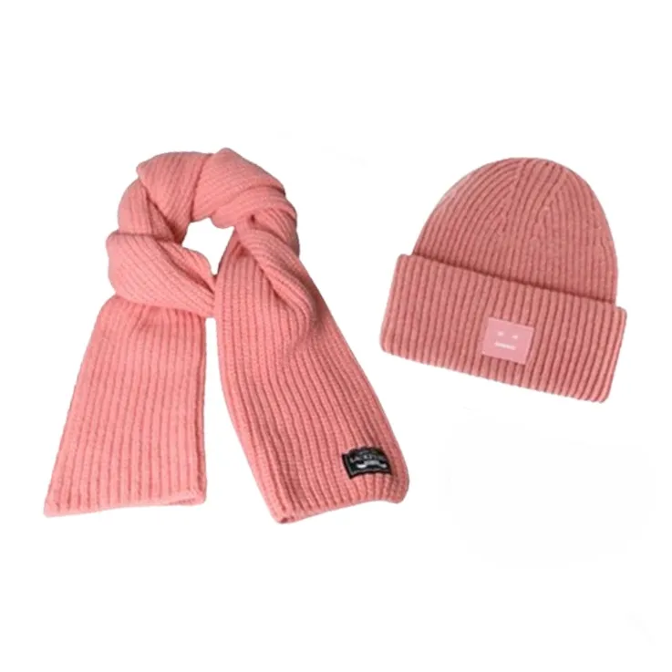 Lackpard Wool Knitted Fabric Beanies Unisex-14