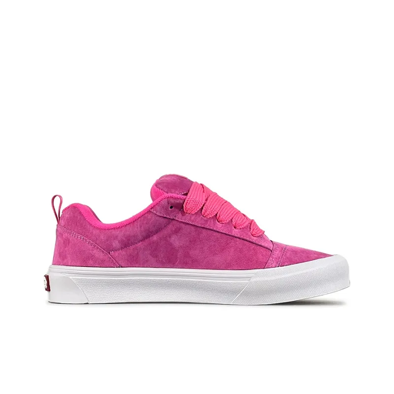 VFDF Puffy Shoes Low Top Skateboard Shoes Unisex Dragon Fruit Pink-1