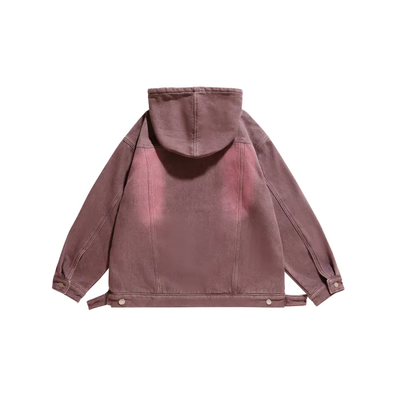 JCUI Denim Jacket Unisex Indigo Purple-15
