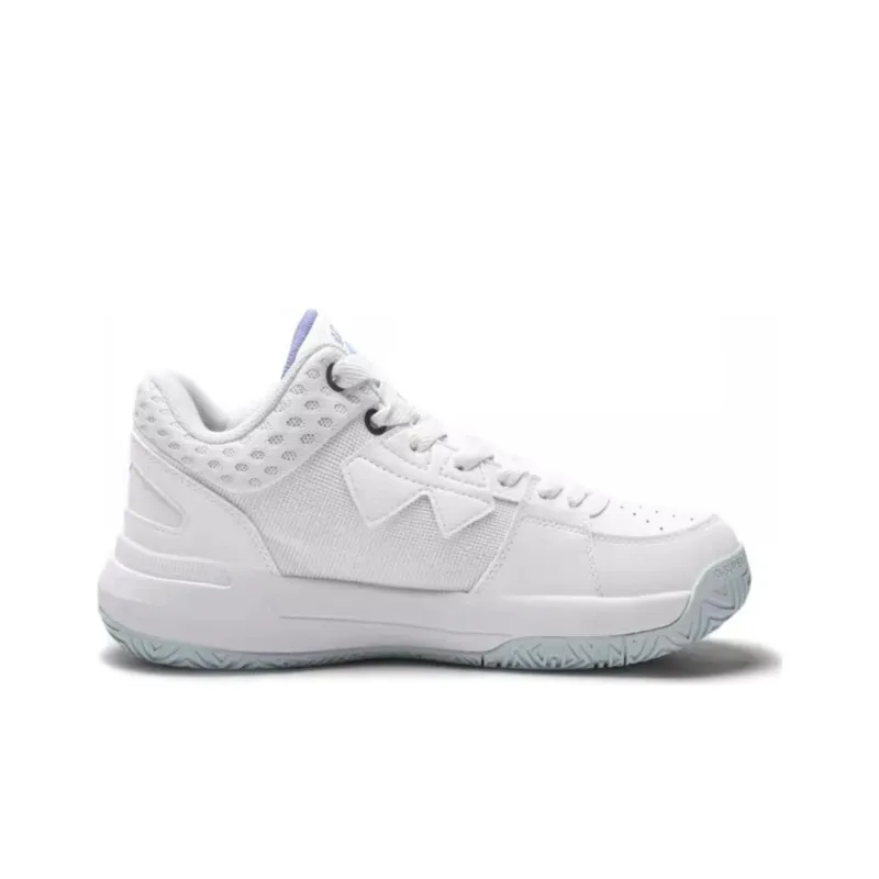 QIAODAN Wear Resistant Basketball Shoes Men's Blue White-1