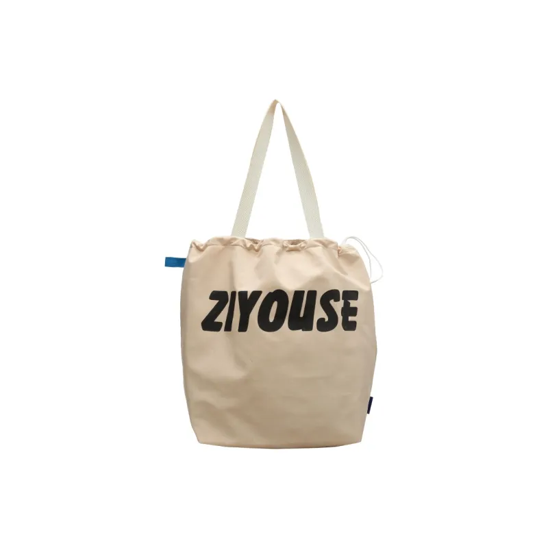 OUZIHUANG Canvas Bucket Bag Handbag Shoulder Bag Regular Women's Yellow/Ecru/Black/Khaki-8