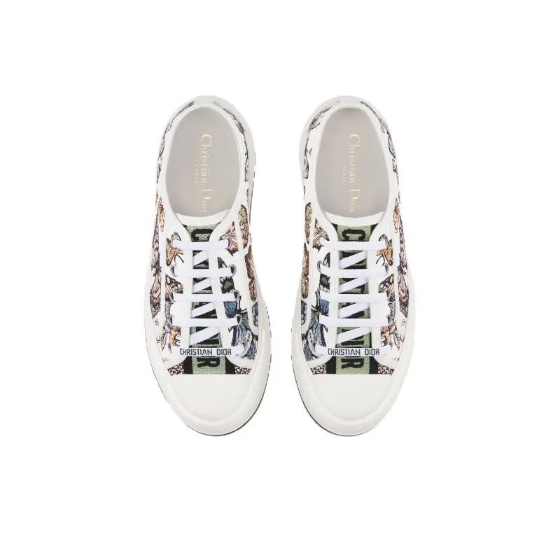 DIOR B23 Low Top Skateboard Shoes Women's White-3