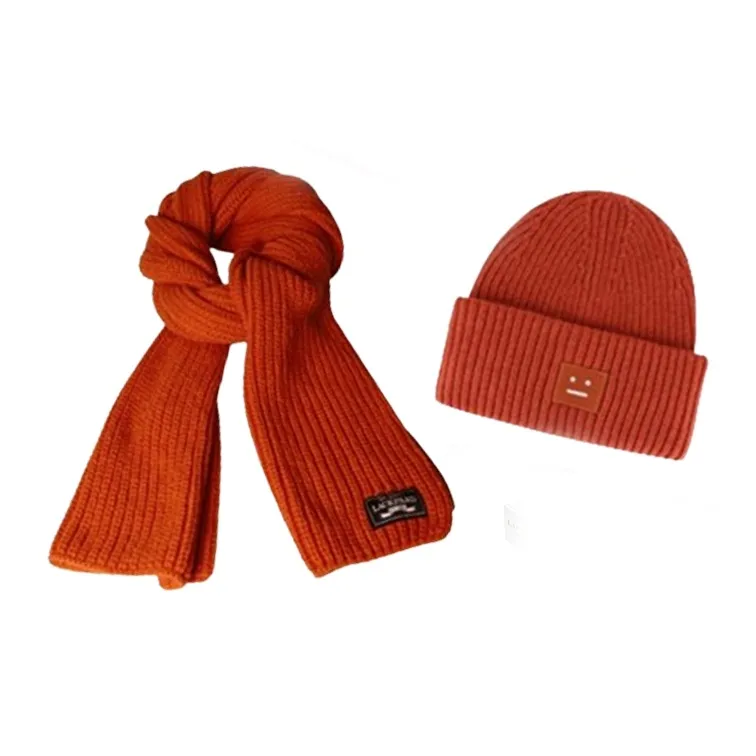 Lackpard Wool Knitted Fabric Beanies Unisex-12