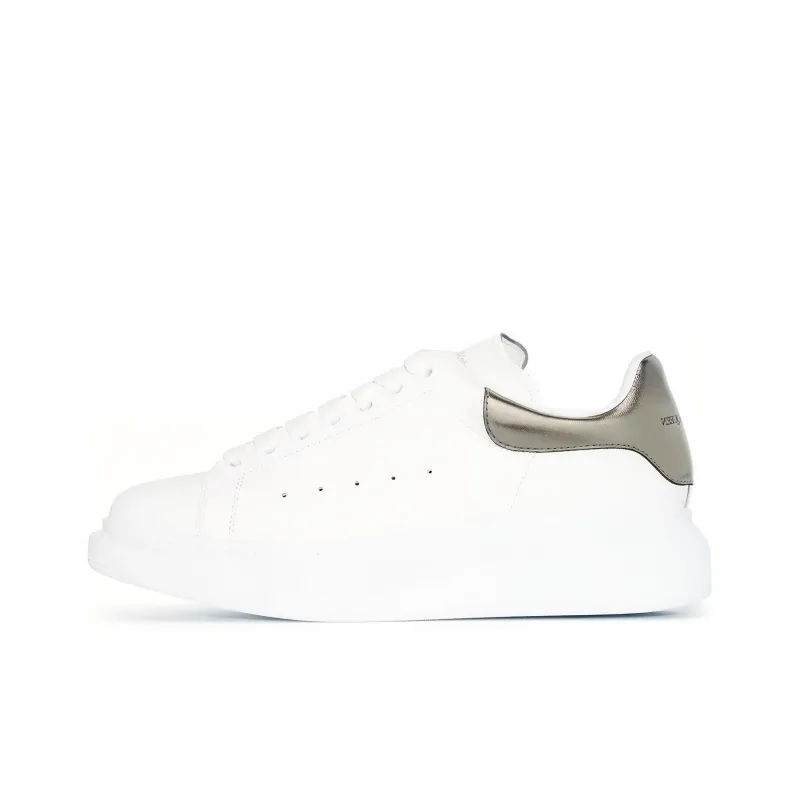 Alexander McQueen Oversized Sneaker 'Bleach White Silver' Women's-0