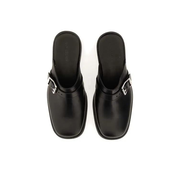 OUR LEGACY Camion Buckle-detail Mules-4