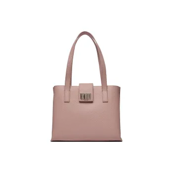 Furla 1927 Collection Grain Calfskin Tote Bag, Shopping Bag, Shoulder Bag, Handbag Medium Size Women's Pink