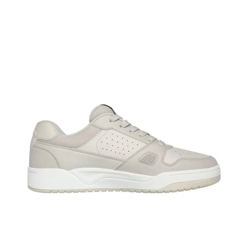 Skechers Lightweight And Breathable Low Top Skateboard Shoes Men's Ivory-1