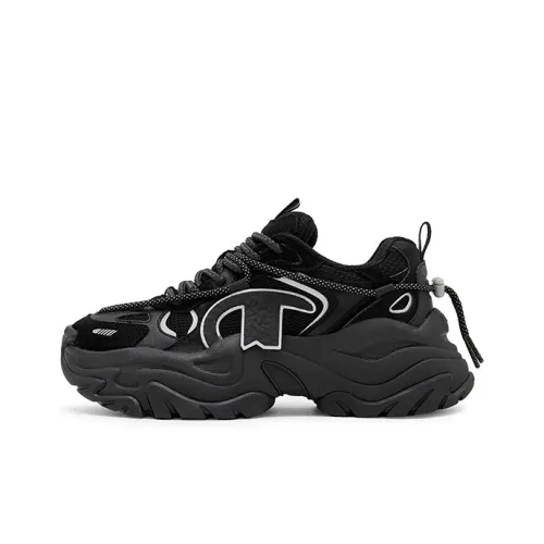 Champion Chunky Sneakers Women's Low-Top Black