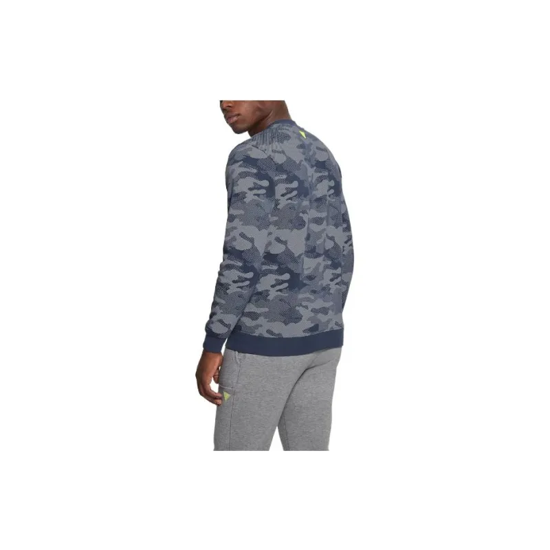 GUESS Eco Boniface Camouflage Logo Sweatshirt Sweater Men's Blue-1
