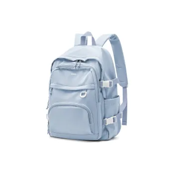 RIOREX Fabric Backpack Regular Unisex Black/White/Dark Blue/Milk Blue/Pink Purple/Light Green