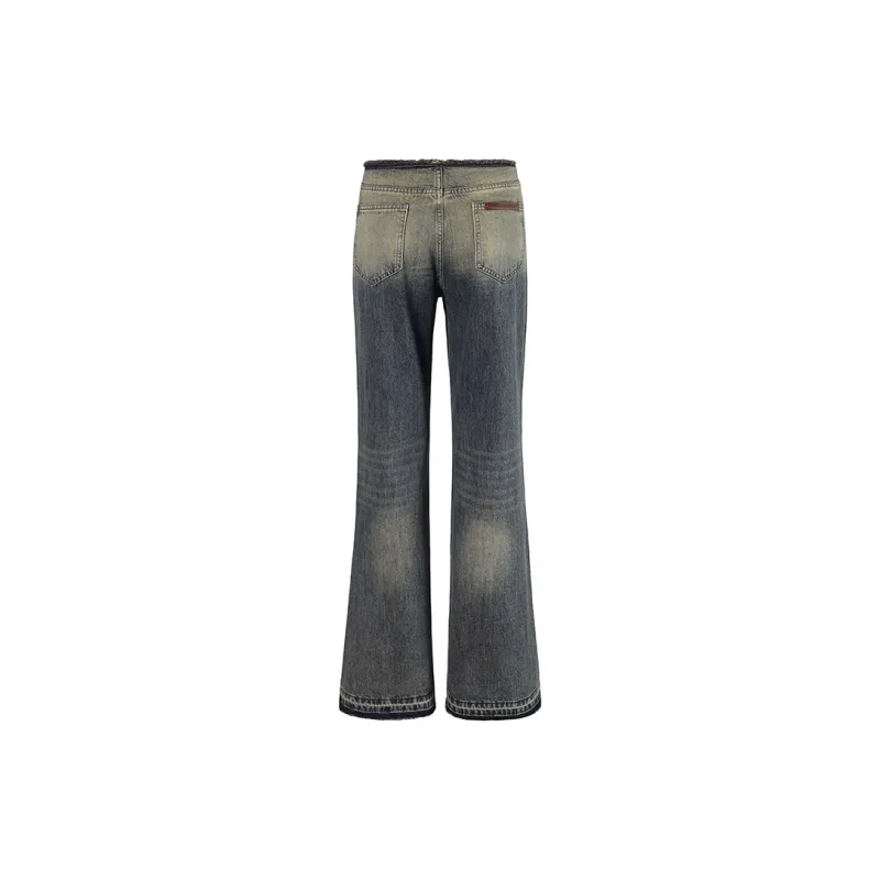 Wen Shan Jeans Women's Vintage Blue-1
