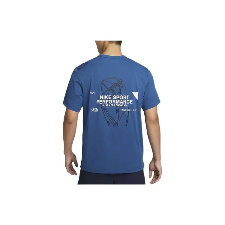 Nike Hyverse T-Shirt Men's Courtyard Blue-1