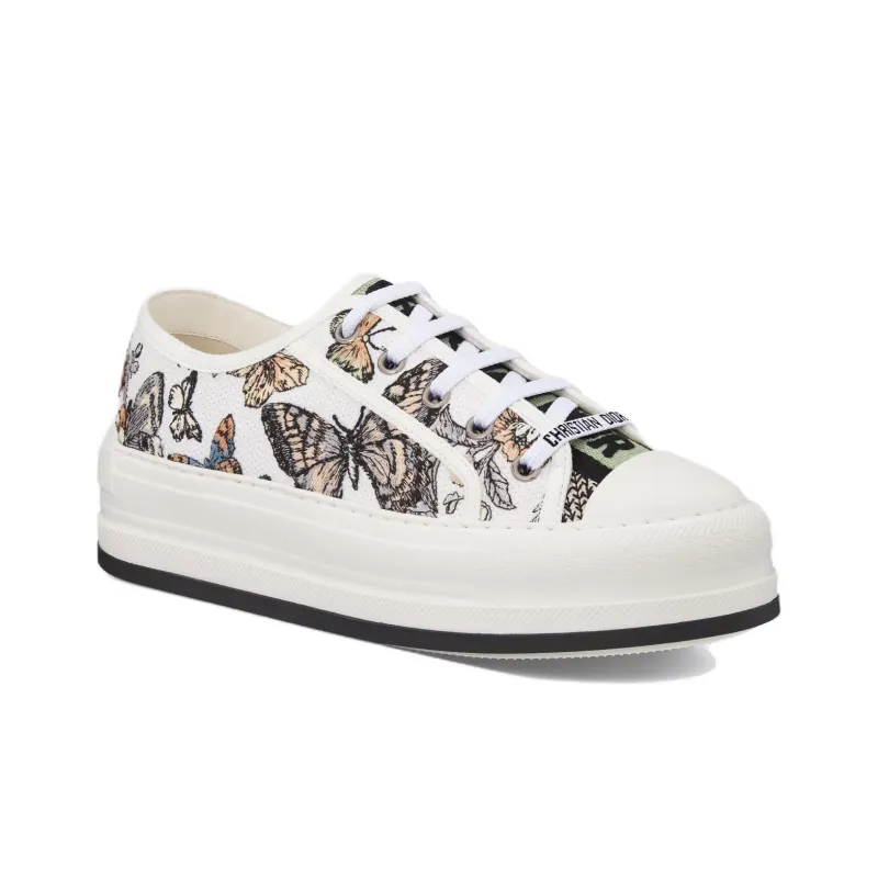 DIOR B23 Low Top Skateboard Shoes Women's White-2