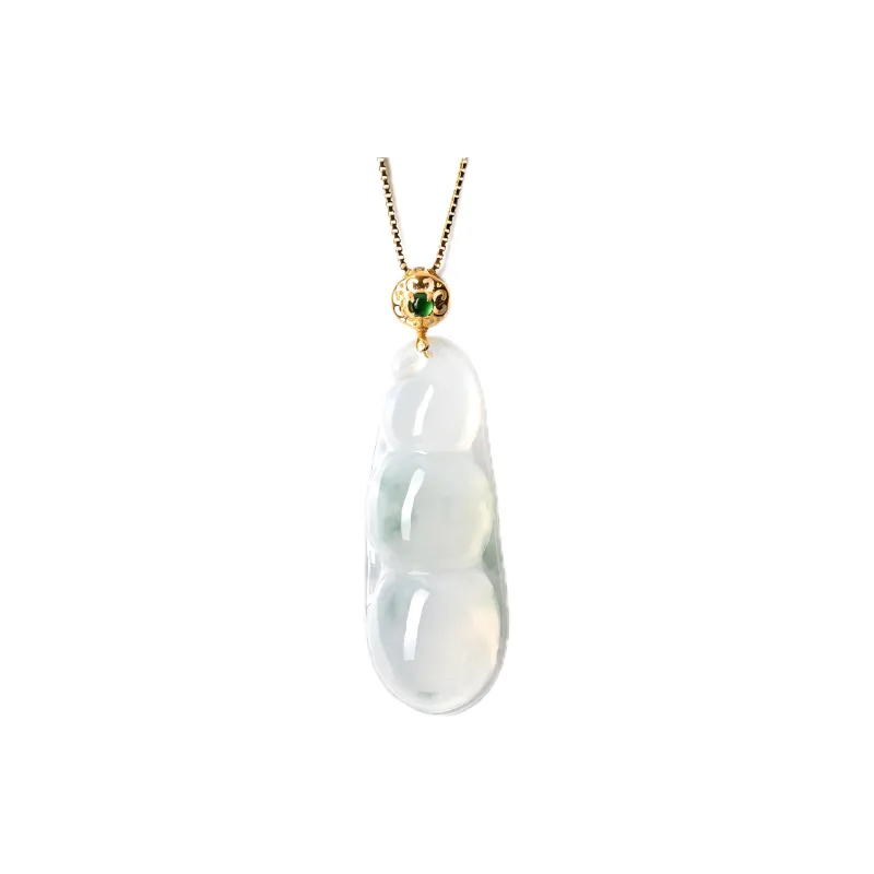 Abby's Wonderland Ice Glutinous Jadeite Pendants Unisex-5