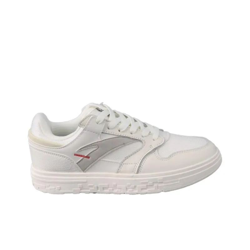 Anta Slip Resistant Cushioning Low Top Skateboard Shoes Men's White-1