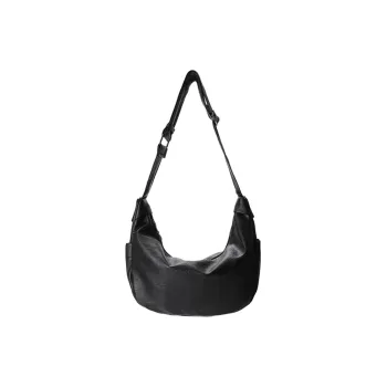 UNITE STAR PU Dumpling Bag Shoulder Bag Crossbody Bag Medium Size Women's Brown/Black/Ecru