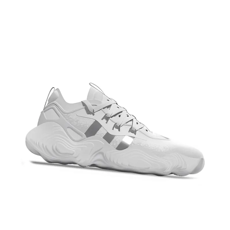 Adidas Trae Young 3 White Metallic Silver-1