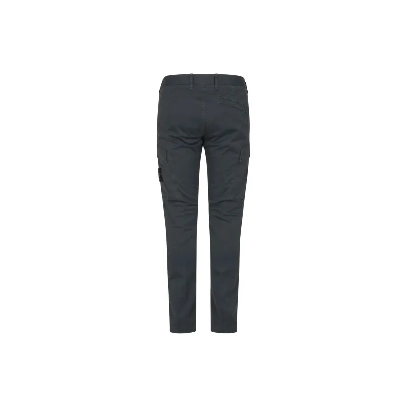 STONE ISLAND Mid Rise Tapered Cargo Trousers-1